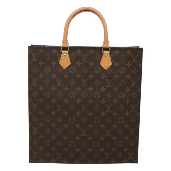 LOUIS VUITTON Monogram Sac Plat Hand Bag M51140 - Picture 2 of 16
